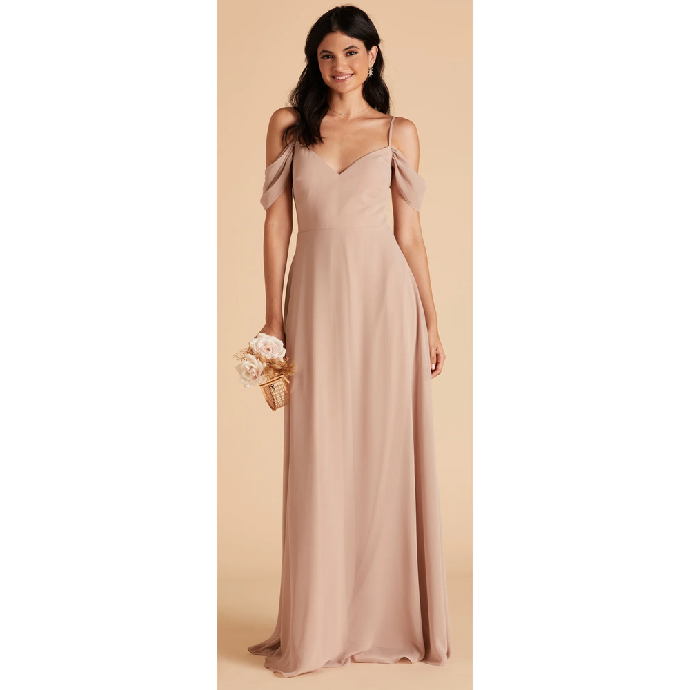 Birdy Grey Devin Bridal Convertible Dress Chiffon Taupe Bridesmaid